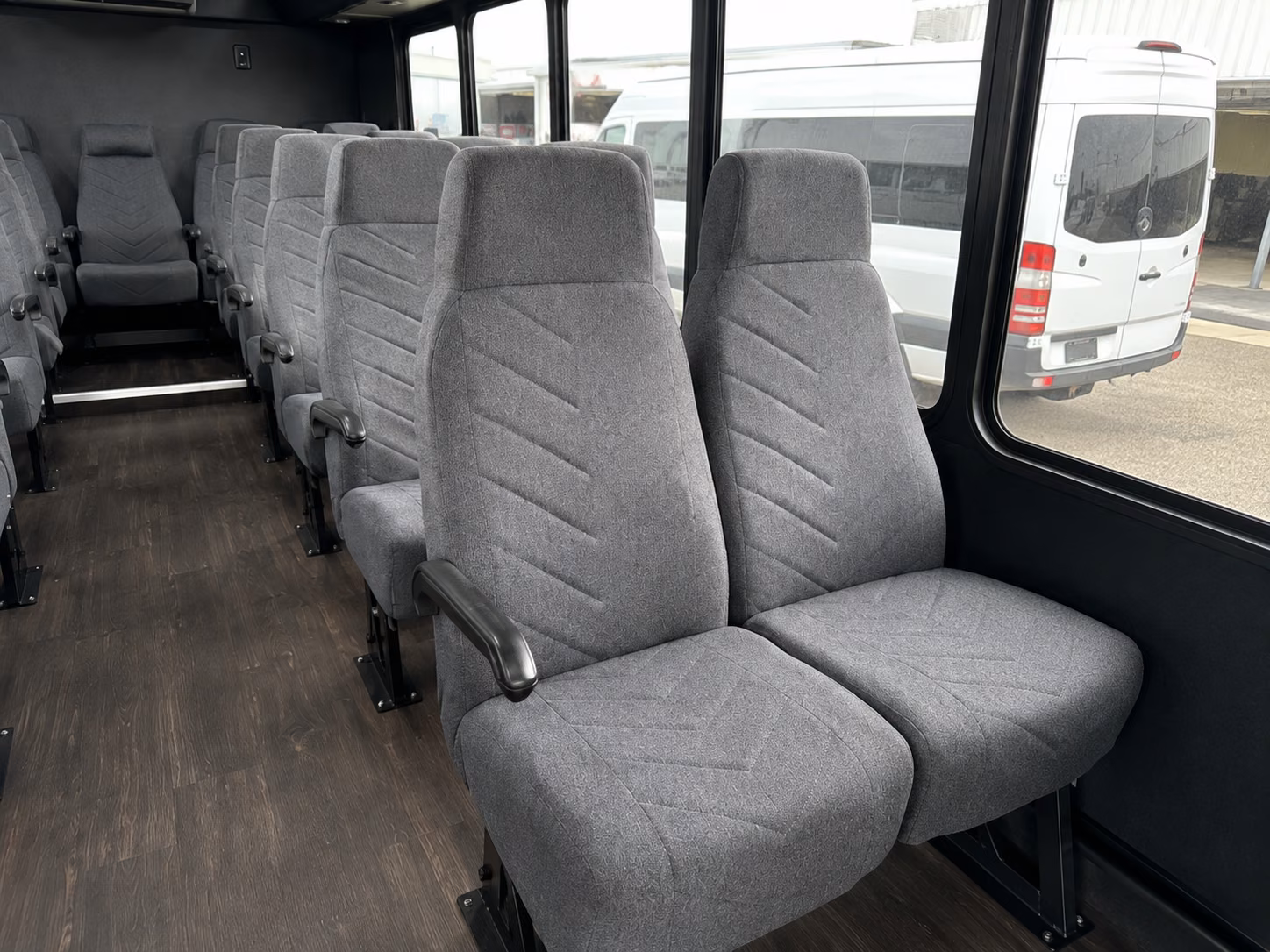 reno 18 passenger minibus interior