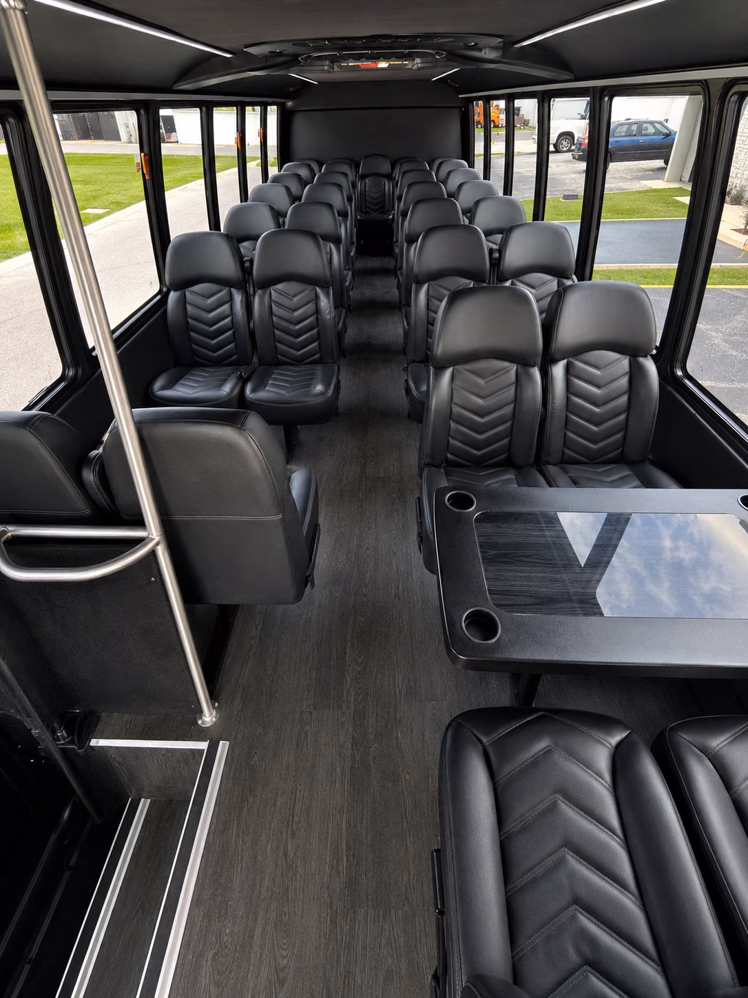 reno 20 passenger minibus interior