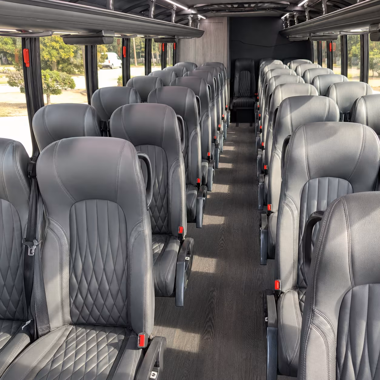reno 28 passenger minibus inside
