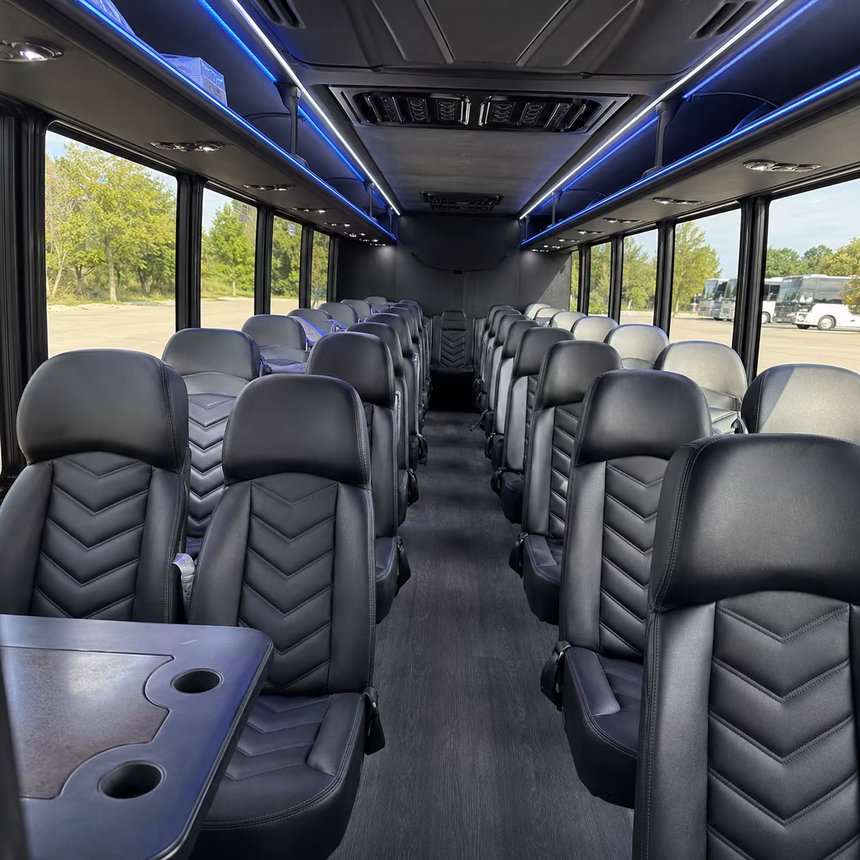 reno 30 passenger minibus inside