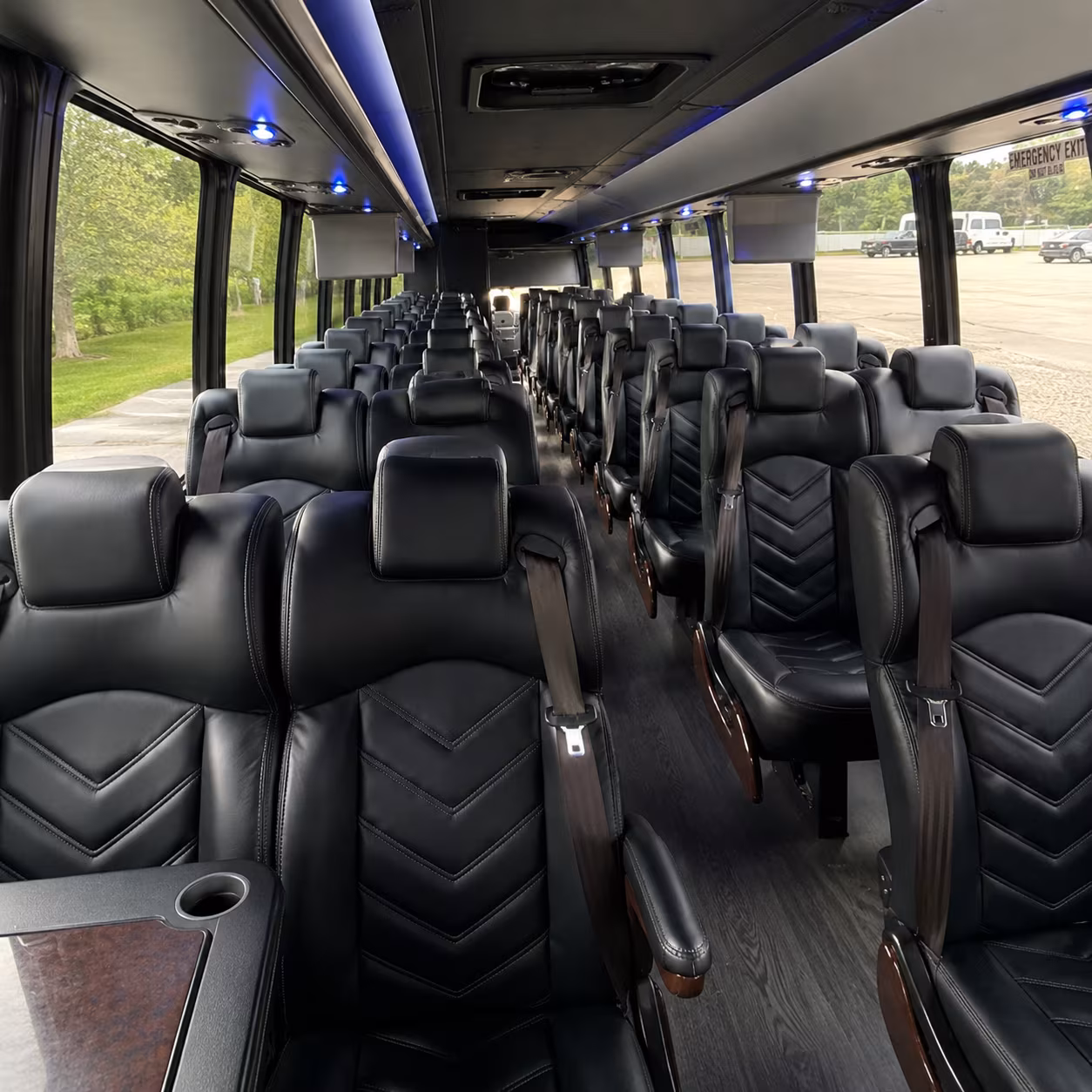 reno 35 passenger minibus inside