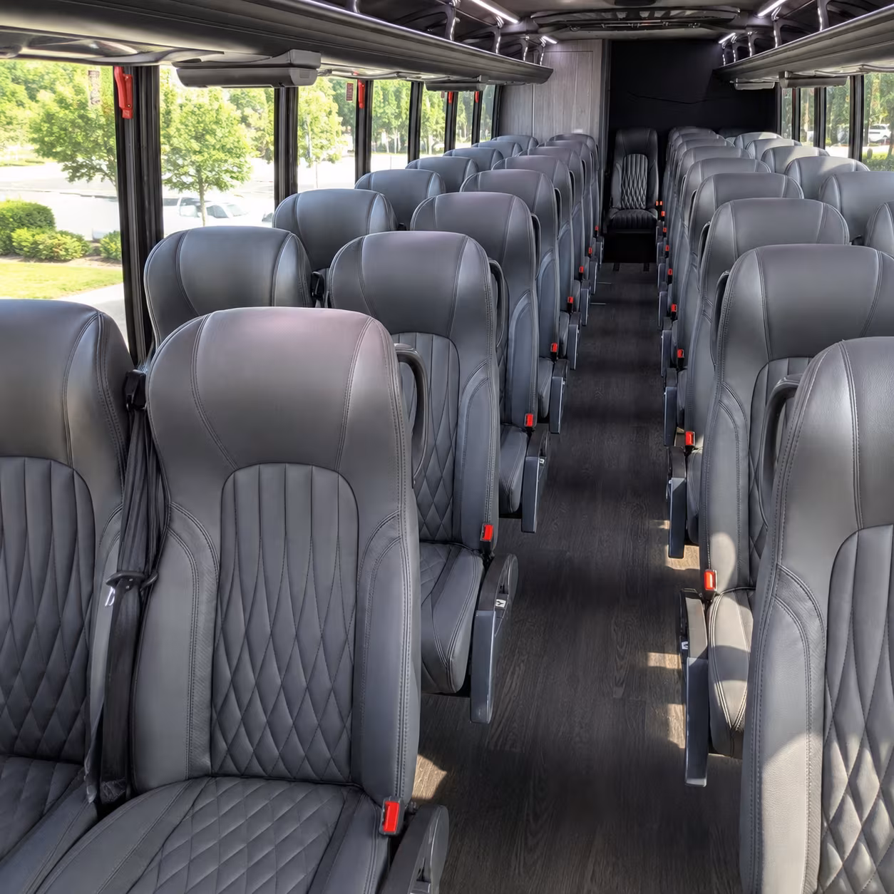 reno 35 passenger minibus interior