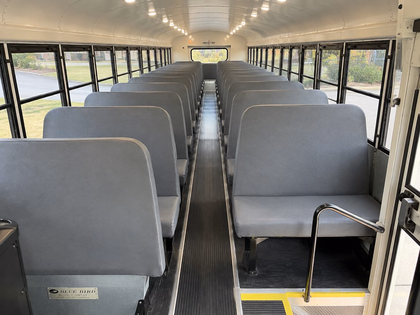 reno school bus interior